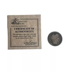 Barber Silver Dime Philadelphia Mint